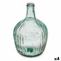 Bouteille Rayures Décoration 16 x 29,5 x 16 cm Transparent (4 Unités) | Tienda24 - Global Online Shop Tienda24.eu