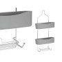 Portaoggetti da Doccia 28 x 60 x 14 cm Grigio Metallo Plastica (6 Unità) di Berilo, Accessori per la doccia - Rif: S3626989, ...