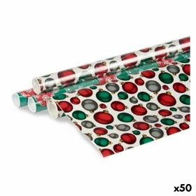 Geschenkpackung 70 x 200 cm Weihnachtsbaumkugeln Bunt (50 Stück) von Krist+, Geschenkpapier - Ref: S3627000, Preis: 34,74 €, ...