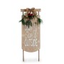 Hanging decoration Sign Sledge Beige MDF Wood 20 x 5 x 69 cm (6 Units) | Tienda24 - Global Online Shop Tienda24.eu