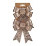 Fiocco Decorazione Natalizia Bronce PVC 15 x 4 x 16 cm (12 Unità) | Tienda24 - Global Online Shop Tienda24.eu