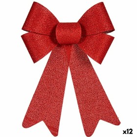 Lazo Adorno Navideño Rojo PVC 16 x 24 x 4 cm (12 Unidades) de Krist+, Navidad - Ref: S3627038, Precio: 18,08 €, Descuento: %