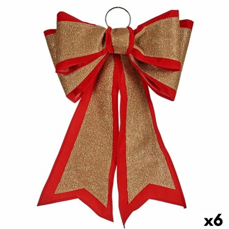 Lasso Christmas bauble 40 x 60 cm Red Golden PVC (6 Units) by Krist+, Christmas - Ref: S3627048, Price: 48,64 €, Discount: %