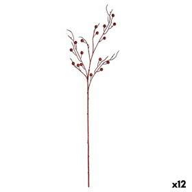 Branche Rouge Plastique 9 x 9 x 97 cm (12 Unités) de Krist+, Noël - Réf : S3627060, Prix : 35,86 €, Remise : %