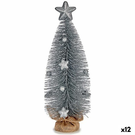 Albero di Natale Argentato 13 x 41 x 13 cm (12 Unità) | Tienda24 - Global Online Shop Tienda24.eu