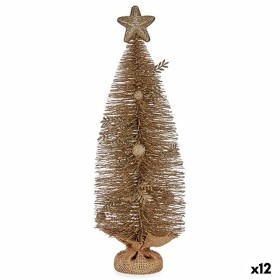 Árbol de Navidad Champagne 23 x 14,5 x 46 cm (12 Unidades) de Krist+, Navidad - Ref: S3627111, Precio: 75,94 €, Descuento: %