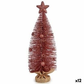 Árbol de Navidad Rosa 13 x 41 x 13 cm (12 Unidades) de Krist+, Navidad - Ref: S3627112, Precio: 75,94 €, Descuento: %