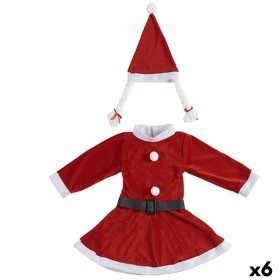 Costume per Bambini 9-13 Anni Mamma Natale Bianco Rosso (6 Unità) di Krist+, Bambini - Rif: S3627157, Prezzo: 58,70 €, Sconto: %