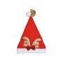 Gorro de Papá Noel Reno Rojo Dorado 28 x 2 x 39 cm (12 Unidades) de Krist+, Navidad - Ref: S3627159, Precio: 20,36 €, Descuen...