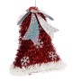 Adorno Navideño Colgante Campanas Espumillón Blanco Rojo 10,2 x 13 x 10,2 cm (36 Unidades) de Krist+, Navidad - Ref: S3627192...