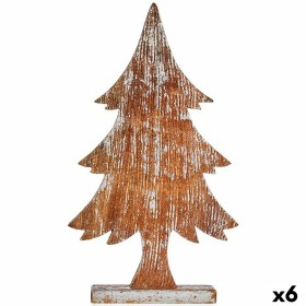 Decorative Figure Christmas Tree Silver Wood 5 x 49,5 x 26 cm (6 Units) by Krist+, Christmas - Ref: S3627226, Price: 91,61 €,...