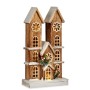 Figura Decorativa Leve Casa Branco Castanho Madeira 25 x 46 x 9 cm (6 Unidades) de Krist+, Natal - Ref: S3627244, Preço: 114,...