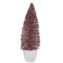 Figurine Décorative Sapin de Noël Rose Doré 10 x 33 x 10 cm (6 Unités) de Krist+, Noël - Réf : S3627303, Prix : 32,67 €, Remi...