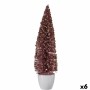 Figurine Décorative Sapin de Noël Rose Plastique 10 x 38 x 10 cm (6 Unités) de Krist+, Noël - Réf : S3627310, Prix : 39,94 €,...