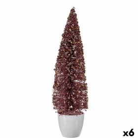 Couronne de Noël Père Noël Multicouleur Plumes Plastique 40 x 35 x 8 cm | Tienda24 - Global Online Shop Tienda24.eu