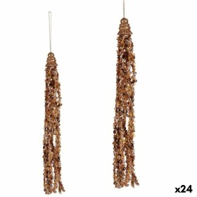 Décorations de Noël Pendentif Guirlandes Doré 3,5 x 2,5 x 35 cm (24 Unités) de Krist+, Noël - Réf : S3627318, Prix : 49,44 €,...