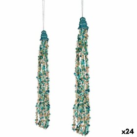 Décorations de Noël Pendentif Guirlandes Bleu (24 Unités) de Krist+, Noël - Réf : S3627320, Prix : 48,62 €, Remise : %