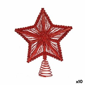 Christmas star Red Steel Plastic 20 x 5 x 25 cm (10 Units) by Krist+, Christmas - Ref: S3627338, Price: 47,65 €, Discount: %