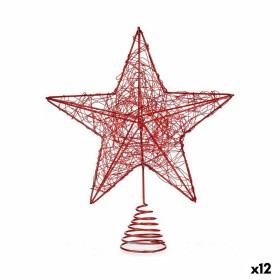 Christmas star Red Steel Plastic 20 x 5 x 24,5 cm (12 Units) by Krist+, Christmas - Ref: S3627342, Price: 50,61 €, Discount: %