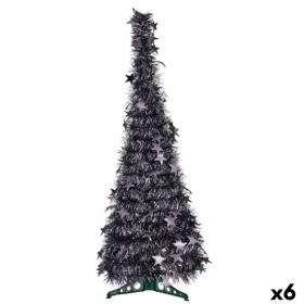 Árvore de Natal Antracite Enfeite Cintilante 38 x 38 x 105 cm (6 Unidades) de Krist+, Natal - Ref: S3627345, Preço: 91,61 €, ...