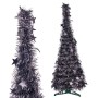 Sapin de Noël Anthracite guirlande 38 x 38 x 105 cm (6 Unités) de Krist+, Noël - Réf : S3627345, Prix : 91,61 €, Remise : %