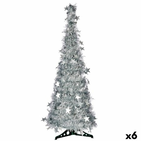 Albero di Natale Argentato Tinsel 38 x 38 x 150 cm (6 Unità) di Krist+, Natale - Rif: S3627346, Prezzo: 93,93 €, Sconto: %