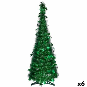 Árvore de Natal Verde Enfeite Cintilante 38 x 38 x 150 cm (6 Unidades) de Krist+, Natal - Ref: S3627349, Preço: 93,93 €, Desc...