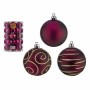 Lot de boules de Noël Violet PVC Ø 6 cm (4 Unités) | Tienda24 - Global Online Shop Tienda24.eu