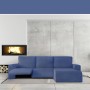 Funda para chaise longue de brazo corto derecho Eysa JAZ Azul 120 x 120 x 360 cm de Eysa, Sofás - Ref: D1607233, Precio: 200,...