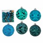 Set de Bolas de Navidad Turquesa 7 cm (4 Unidades) de Krist+, Navidad - Ref: S3627419, Precio: 58,65 €, Descuento: %