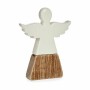 Figura Decorativa Ángel Blanco Marrón Madera Cerámica 2,5 x 18 x 15 cm (6 Unidades) de Krist+, Navidad - Ref: S3627454, Preci...