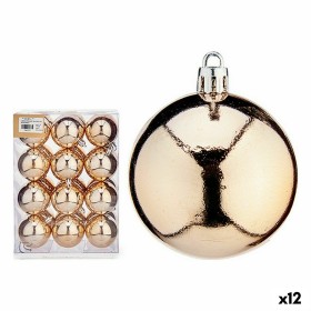 Weihnachtskugeln-Set champagne PVC 6 x 7 x 6 cm (12 Stück) von Krist+, Weihnachten - Ref: S3627461, Preis: 57,18 €, Rabatt: %