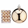 Set of Christmas balls champagne PVC 6 x 7 x 6 cm (12 Units) by Krist+, Christmas - Ref: S3627461, Price: 57,18 €, Discount: %