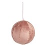 Lot de boules de Noël Polyester Rose 12 x 12 x 12 cm (4 Unités) de Krist+, Noël - Réf : S3627521, Prix : 58,65 €, Remise : %