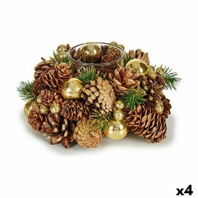 Conjunto de bolas de Natal Cor de Rosa Plástico Ø 7 cm (36 Unidades) | Tienda24 - Global Online Shop Tienda24.eu