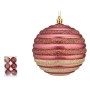 Lot de boules de Noël Cercles Rose Plastique 10 x 11 x 10 cm (6 Unités) de Krist+, Noël - Réf : S3627572, Prix : 39,82 €, Rem...