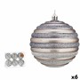 Set di palline di Natale Cerchi 10 cm Argentato Plastica (6 Unità) di Krist+, Natale - Rif: S3627573, Prezzo: 39,82 €, Sconto: %