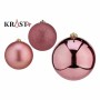 Conjunto de bolas de Natal Cor de Rosa PVC 10 cm (12 Unidades) | Tienda24 - Global Online Shop Tienda24.eu