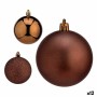 Lot de boules de Noël Marron Plastique 7 x 8 x 7 cm (12 Unités) de Krist+, Noël - Réf : S3627612, Prix : 24,36 €, Remise : %