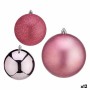 Lot de boules de Noël Rose Plastique 10 x 11 x 10 cm (12 Unités) | Tienda24 - Global Online Shop Tienda24.eu