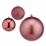 Set de Bolas de Navidad Rosa Plástico Ø 12 cm (6 Unidades) de Krist+, Navidad - Ref: S3627619, Precio: 39,82 €, Descuento: %