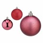 Lot de boules de Noël Rose Plastique 6 x 7 x 6 cm (12 Unités) de Krist+, Noël - Réf : S3627622, Prix : 18,89 €, Remise : %