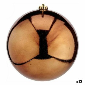 Bola de Natal Castanho Plástico 20 x 20 x 20 cm (12 Unidades) de Krist+, Natal - Ref: S3627649, Preço: 50,61 €, Desconto: %