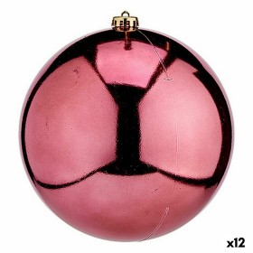 Bola de Navidad Rosa Plástico 20 x 21 x 20 cm (12 Unidades) de Krist+, Navidad - Ref: S3627652, Precio: 51,52 €, Descuento: %