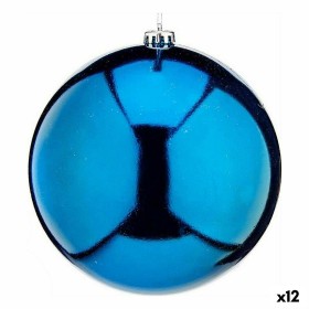 Bola de Natal Azul Plástico 20 x 20 x 20 cm (12 Unidades) de Krist+, Natal - Ref: S3627656, Preço: 62,18 €, Desconto: %