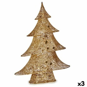 Deko-Figur Weihnachtsbaum Metall Gold 12 x 59,5 x 48,5 cm (3 Stück) von Krist+, Weihnachten - Ref: S3627676, Preis: 53,76 €, ...