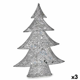 Deko-Figur Weihnachtsbaum Metall Silberfarben 12 x 59,5 x 48,5 cm (3 Stück) von Krist+, Weihnachten - Ref: S3627677, Preis: 5...