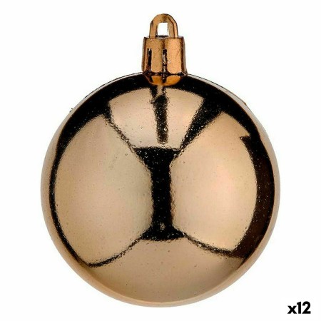 Set of Christmas balls Copper Plastic 6 x 7 x 6 cm (12 Units) by Krist+, Christmas - Ref: S3627699, Price: 32,84 €, Discount: %