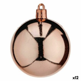 Lot de boules de Noël Cuivre Plastique 5 x 6 x 5 cm (12 Unités) de Krist+, Noël - Réf : S3627701, Prix : 27,78 €, Remise : %