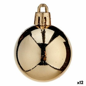 Set di palline di Natale champagne Plastica 4 x 5 x 4 cm (12 Unità) di Krist+, Natale - Rif: S3627702, Prezzo: 18,89 €, Scont...